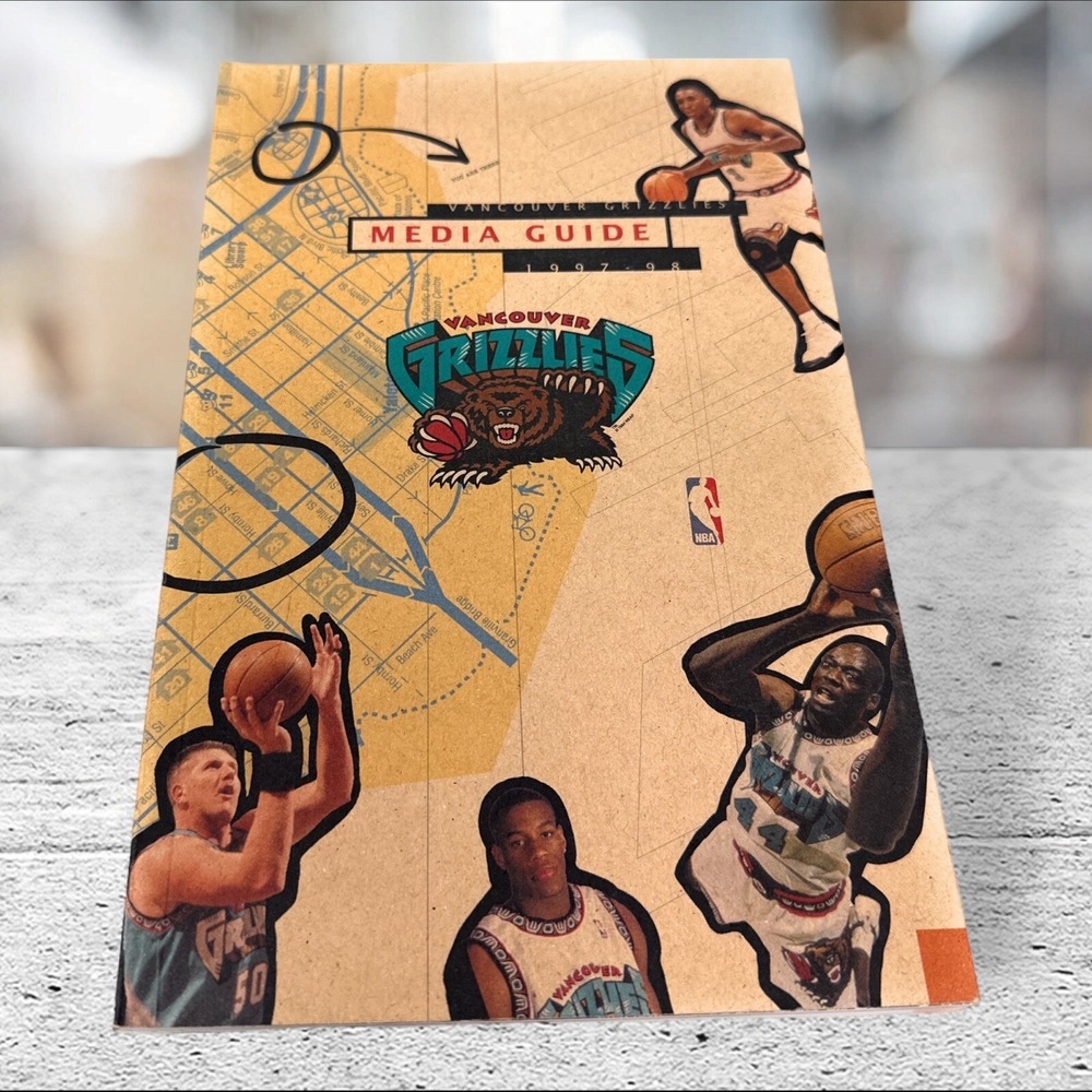 1997-1998 Vancouver Grizzlies - Information Media Guide -‎ NBA Basketball